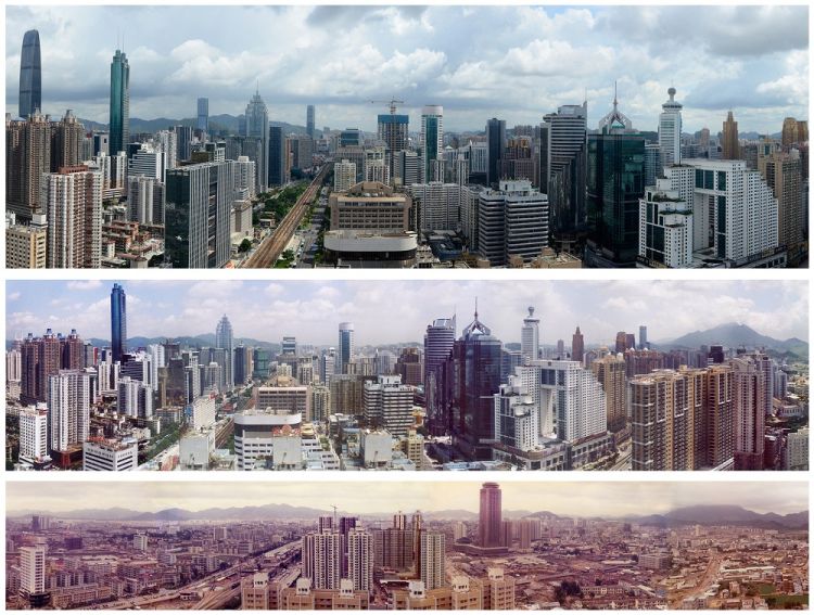 360°全景展示深圳发展变迁 摄影家陈宗浩展出"影像时空"