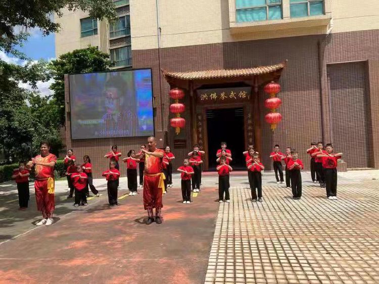 家住洪桥头小小少年热议如何传承洪佛拳