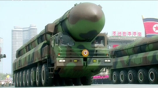 朝鲜今晨试射弹道导弹升空数秒后爆炸失败