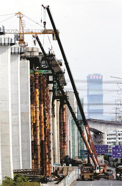 新进度!穗莞深城轨深圳段高架桥墩施工基本完成