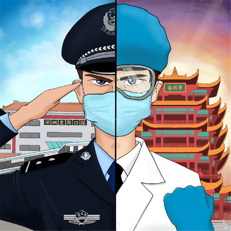 ",精心绘制了一系列专题漫画,以艺术生动的形式彰显移民管理警察坚守