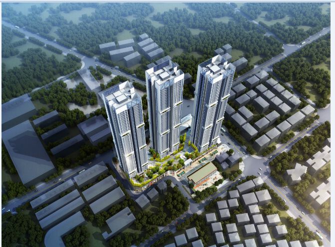 景福花园片区棚改项目示意效果图1(最终以政府部门审批结果为准)