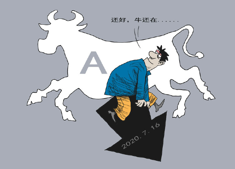 财经漫画│a股批量跌停户均蒸发超2万元