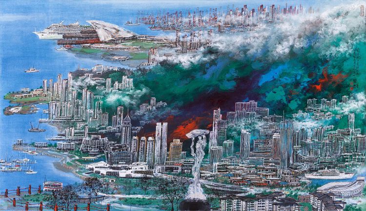 湾区艺术家画湾区 深圳美术馆展现"湾区好风光"
