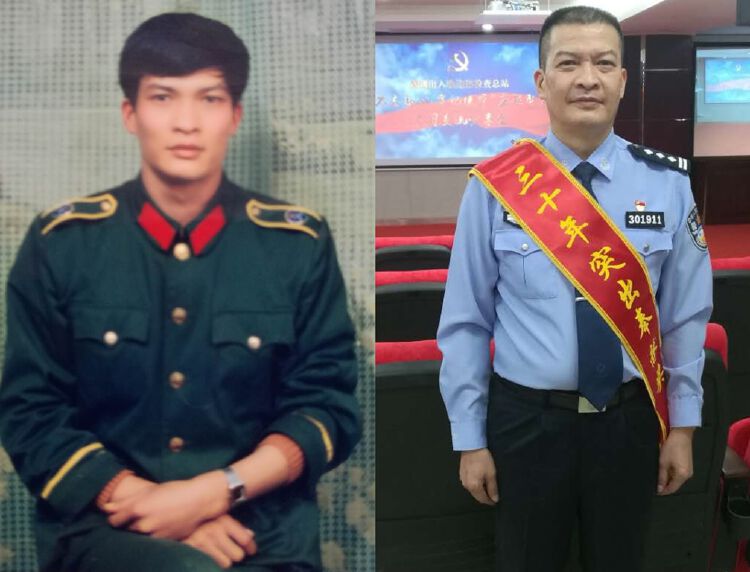 皇岗边检站民警黄富.