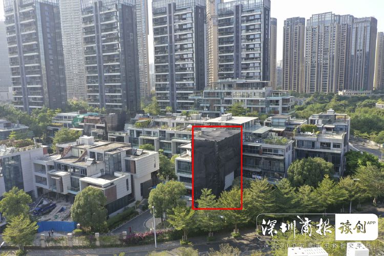 【原创】深圳湾卓越维港一别墅涉嫌违建拔高2层 一层约"值"2000万