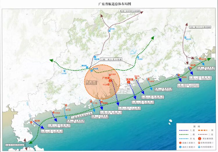 原创广东2035年建立高等级航道网络打造连通世界的一流水运网络