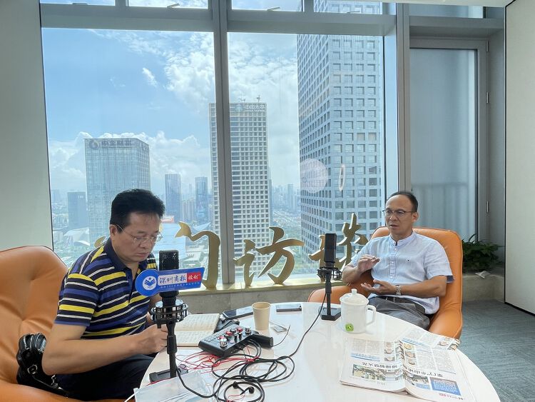 深圳新里程董事长赖戌播:做客"掌门访谈"直播间的首位掌门