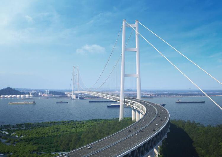 珠江口将添一双层过江通道狮子洋将建世界超大跨径双层悬索桥