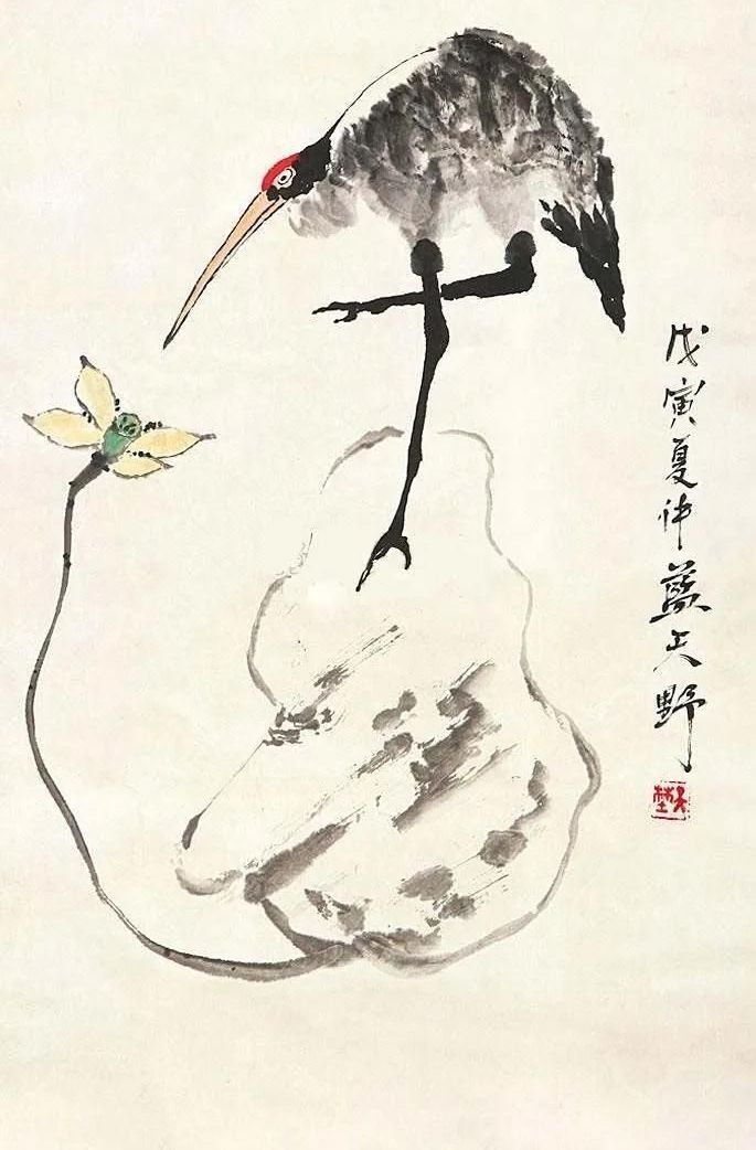 蓝天野画作审读:孙世建