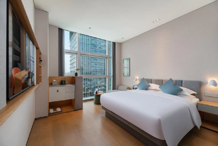 君至鹏城客聚明珠 深圳宝安前海pagoda君亭设计酒店迎客鹏城_读创客户